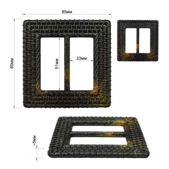 Пряжка пластик 066ПРП